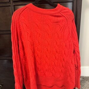 Aerie Vibrant Red Knit Sweater